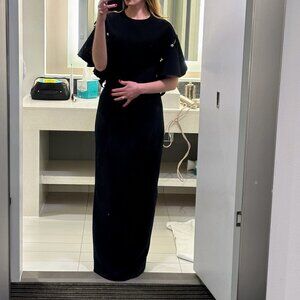 Sachin + Babi Agatha Ruffle Sleeve Gown Size 4